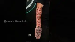 Symbol tatto done by made tatto bali 