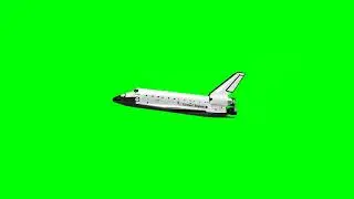 GREEN SCREEN SPACE SHUTTLE