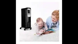 PELONIS Electric Radiator Heater | 1500W Portable Oil Filled Radiator Space Heater