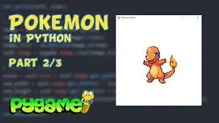 ASMR Programming - Prebattle Animation - Pokemon Battle using PokeAPI and Pygame  (Part 2 of 3)