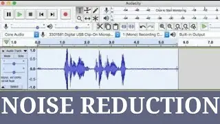 AUDACITY | How to Remove Background Noise after Recording Audio in Audacity