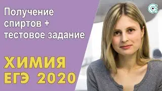 ЕГЭ ХИМИЯ 2020 | Получение спиртов + тестовое задание