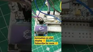 animation on OLED display using esp8266 nodemcu 