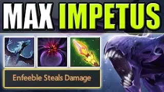 OMG Damage [Arctic Burn + Impetus + Enfeeble Steals Damage] 42 Kills | Dota 2 Ability Draft