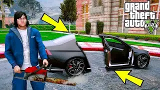 ORHUN ATEŞ'İN ARABASINI ORTADAN İKİYE BÖLÜYOR! - GTA 5