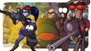 Team Fortress 2 x Overwatch 2 (All Cartoons)