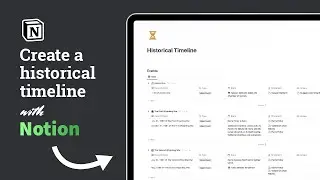 Building a Fictional Timeline in Notion | Storyteller OS Tutorial
