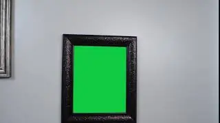 Video FX: Picture frames as green screen areas 