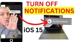 Turn Off NOTIFICATIONS On iPhone & Mac using FOCUS