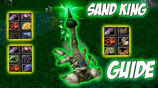Sand King Guide | Crixalis guide | Гайд на Санд Кинга | Как правильно дать прокаст? Работа с шифтом!