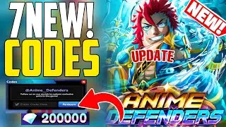 ⚡UPDATE!! *NEW*CODES⚠️ANIME DEFENDERS ROBLOX CODES 2024 - ANIME DEFENDERS CODES