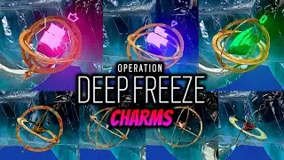 ALL OPERATION DEEP FREEZE *RANKED CHARMS* IN GAME SHOWCASE-RAINBOW SIX SIEGE