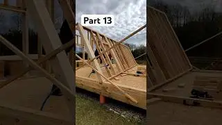 The Easiest Way To Raise An Interior Partition When Building a Frame House