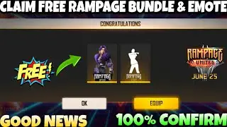 free fire new event,rampage free bundle,rampage free bundle 4.0,rampage free bundle free fire