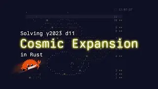 Solving Advent Of Code 2023 day 11
