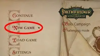 Let's Play Pathfinder Kingmaker: Solo challenging campaign Part 1 - Exiting Brevory