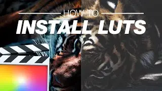 How To Install LUTs in Final Cut Pro (.Cube Files) | 2025