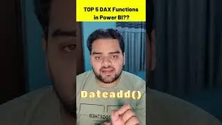 Top 5 DAX functions in Power BI?? 