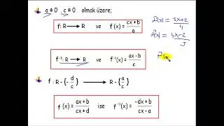 Fonksiyonun tersi - Matematik Dersleri