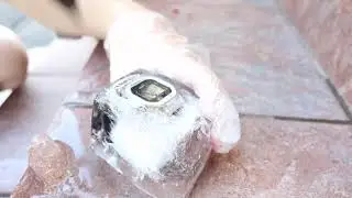 G-SHOCK GM-5600-1 ICE BLOCK TEST