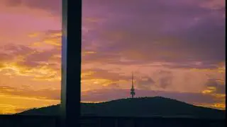 Canberra Sunset, Testing the Canon R5 in 4K HQ 10 bit 422