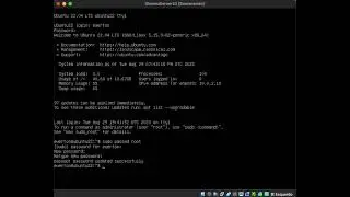 Criando senha do root (super usuário) no  Ubuntu 22 server