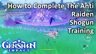 How to Complete The Anti Raiden Shogun Training Genshin Impact