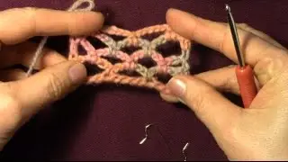 Французская сетка крючком