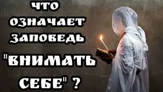 Что означает заповедь внимать себе? Священник Игорь Сильченков