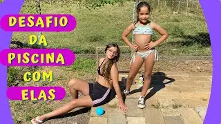 DESAFIO DOS BLOCOS NA PISCINA // PÊNALTI COM OS BLOCOS.