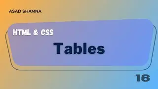 Introduction to TABLES | Uses of Tables | Attributes of Tables in HTML 