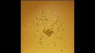 Blender Gold Disintegration