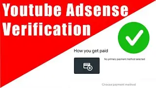 How to Add Payment Method on Google Adsense in 2024|Youtube Verification