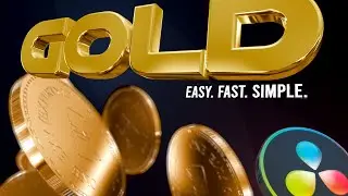 Golden Elegance: Create Stunning Gold Textures in DaVinci Resolve | Fusion Tutorial