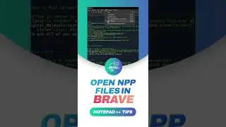 Open Notepad++ files in 