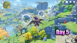 Genshin Impact Gliding Challenge 5 Gold Tips