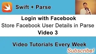 Parse Sign in with Facebook account. Store Facebook User Details in Parse Cloud