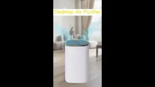 Air Purifier for Desktop and office Home Babyroom with HEPA filter Quiet against allergies and smoke