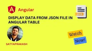 Fetch Records from JSON File in Angular and Bootstrap 