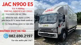 🔥 Xe Tải 9 Tấn JAC N900E5 Thùng Nhôm Cao 2m43 – Chỉ 230TR Nhận Xe. Gọi Ngay 082.690.2197