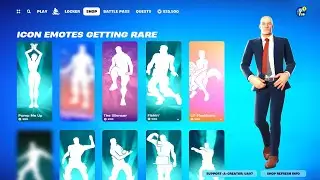 ICON Series Emotes Getting Rare!