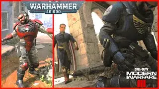 MW3 Warhammer 40K Space Marines in Action Unreleased Call of Duty Executions