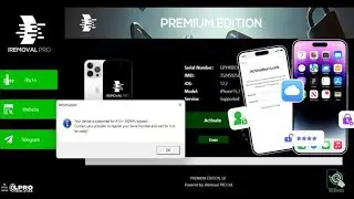 iRemoval PRO Premium Edition 3.0  A12+ iCloud Bypass With Sim📶 Ios:17.7  Iphone XR-14 Plus Supported