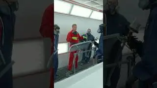 Фрагмент с курса «Автомаляр» в Калуге 🔥 #автомаляр #кузовнойремонт