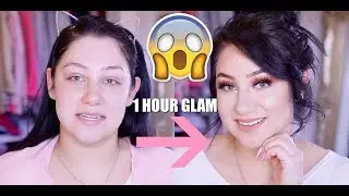1 HOUR GLAM TRANSFORMATION | GRWM