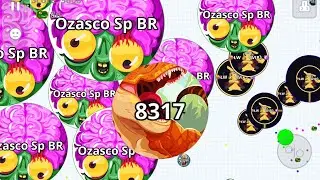 SOLO VS CLAN 🦖 (AGAR.IO MOBILE)