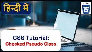 Checked Pseudo Class In CSS | Checked Pseudo Class.
