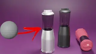 Smoothies Blender Machine Modelled In Blender 3d