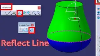 Reflect Line Catia Draft Analysis | Parting Line | class 9657062890 #Draft #Catia #parting