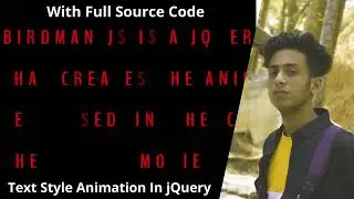 Text Style Animation In jQuery with full source code by jishaansinghal in 2022